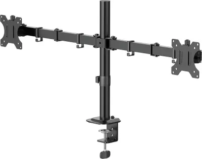 Immagine prodotto di Supporto per monitor, 2 schermi, regolazione in altezza, rotazione/inclinazione, 13"-35"