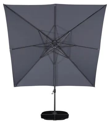 Produktbild von home24 Sonnenschirm - Grau - Aluminium - 300 x 270 x 300 cm