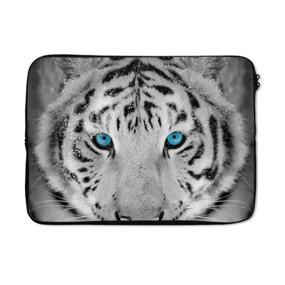 Produktbild von MuchoWow® Laptop Hülle 14 ZollTiger - Winter - Tiere Laptoptasche - Laptoptasche - Stoßsicher - Schutzhaube