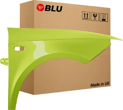 Immagine prodotto di BLU Parafango compatibile con Seat Ibiza (6J - IV 4. Generation) LS1T Destra Grün AmarilloZitrus | 2008-2017 | Anteriore | Verniciato | Pronto per il montaggio | Acciaio