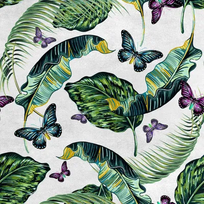 Image de Élégant tissu velours avec motif papillon
