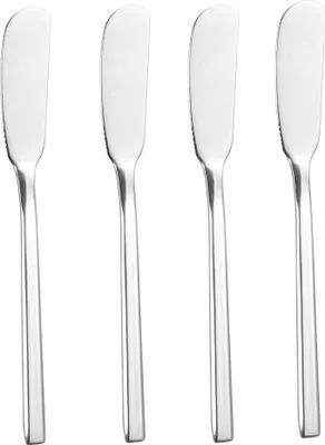 Produktbild von Buttermesser Edelstahl Butter Spreader Käsebesteck Set 4 Stück, Ergonomischer Griff, Für Butter Sandwiches Frühstück