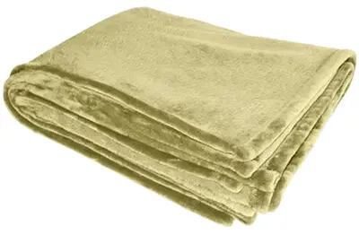 Image de L-Merch - Couverture, flanelle LT1323 (taille unique) (sable)