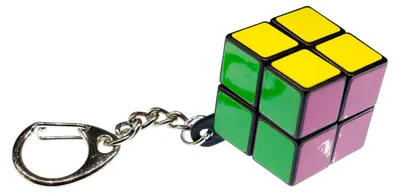 Produktbild von Zauberwürfel Schlüsselanhänger Miniblings Drehwürfel Würfel Spiel 2er 2x2