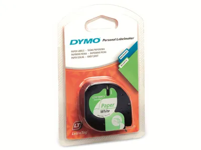 Produktbild von DYMO 12mm LetraTAG Paper tape, Papier, Belgien, 4 m, 1 Stück(e), 19 mm, 95 mm