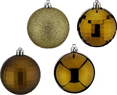 Image de Boules de Noël vertes Ø 7 cm PVC