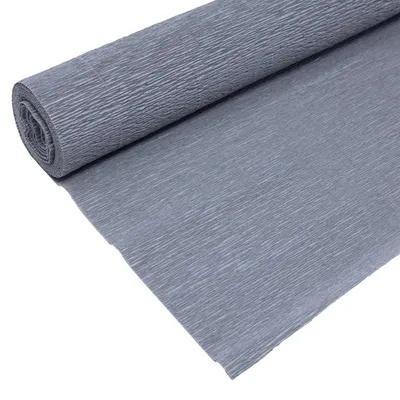 Produktbild von Premium Gärtnerkrepp - Floristenkrepp - 50 x 250 cm - grau - wasserfest, lichtecht
