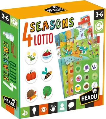 Image de HEADU Loto 4 saisons 3-6 ans 24155