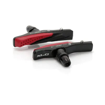 Immagine prodotto di XLC BS-V03 Pastiglie freno V-Brake a cartuccia 72 mm, nero/rosso (2 coppie)