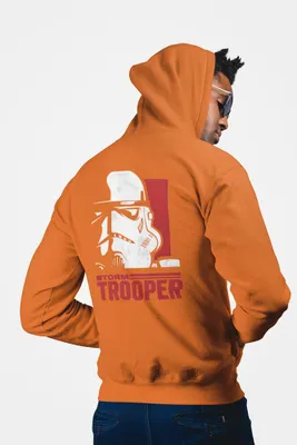 Produktbild von D&B Unisex Hoodie ZIPMO00098 Star Wars Orange-Größe S