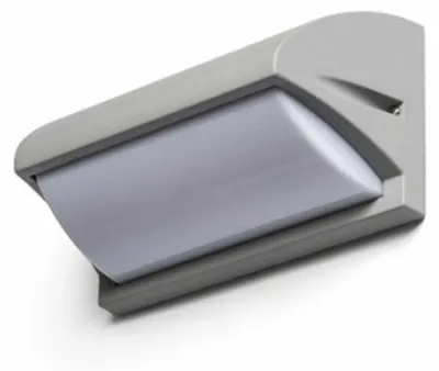 Obrázek produktu pro MORA nástěnná stříbrnošedá 230V LED E27 15W IP54