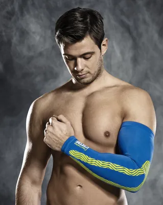 Image de SELECT Brassard de compression bleu S