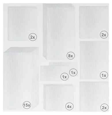 Produktbild von Set aus 36 Hohlkammerstegplatten | 6 mm Gewächshausplatte | Ersatzplatten für Gewächshaus und Garten