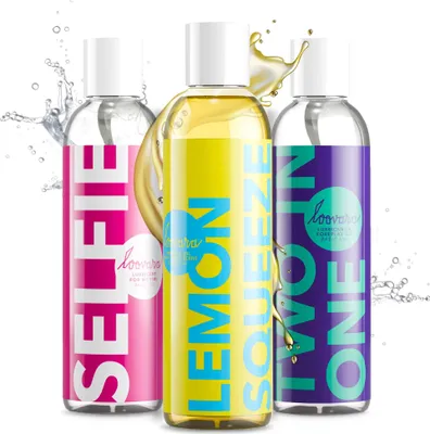 Obrázok produktu pre Happy Weekend Set – masážny olej, erotický lubrikant, lubrikant na sexuálne hračky, 3x 250 ml