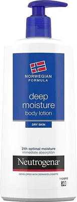 Produktbild von Neutrogena Körperlotion 400 ml, tiefenwirksam feuchtigkeitsspendend, schnell einziehend, für alle Hauttypen, mit Glycerin & Panthenol