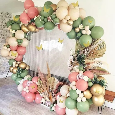 Produktbild von 122X Luftballons Ballons Ballon Bogen Girlande Kit Party Ballons Dekoration Set für Hochzeit,Geburtstag,Party DIY