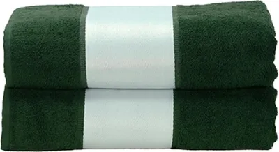 Produktbild von A&R AR081 | Badetuch SUBLI-Me® Bath Towel, 70 x 140 cm - Farbe: Dark Green - Größe: 70 x 140 cm