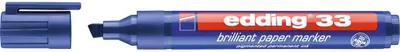 Produktbild von edding Pigmentmarker 33 4-33003 1-5mm Keilspitze blau