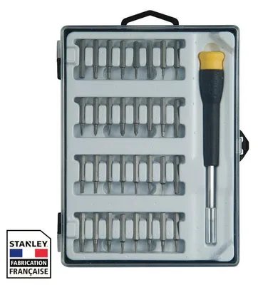 Image de Jeu de 35 tournevis micro embouts STANLEY STHT0-62634