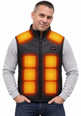 Productafbeelding van Currero Verwarmde Bodywarmer Mannen Zwart XXXL