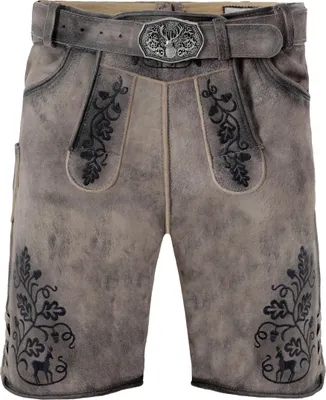 Produktbild von Trachtenlederhose kurz Thaddäus granit 52