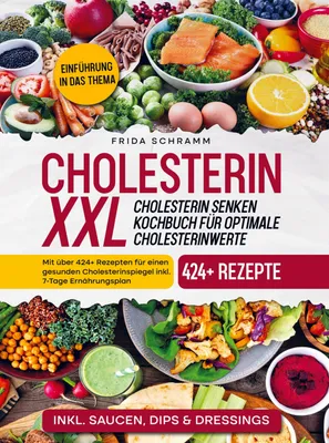 Produktbild von Cholesterin XXL - Cholesterin senken Kochbuch für optimale Cholesterinwerte