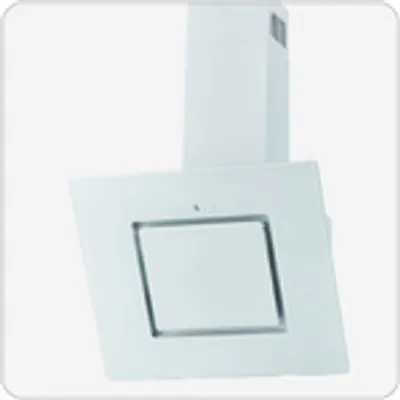 Image de PKM Hotte aspirante avec aspiration périphérique Hotte de cuisine S26-60BWTY verre blanc 60cm