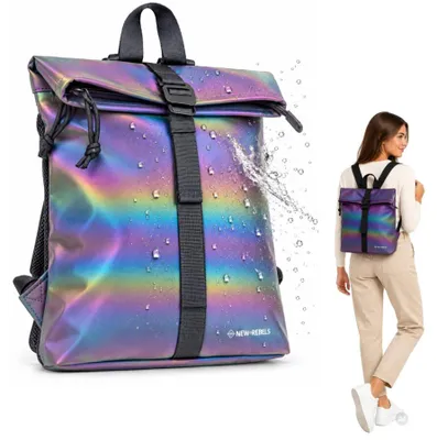 Produktbild von Rucksack Damen klein Freizeitrucksack Tasche New Rebels Plane Bag Branson Small Los Angeles - 51.1339 90 Reflect Lila