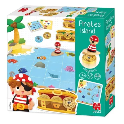 Produktbild von Goula Pirateninsel, Kartenspiel, Glücksspiel, 3 Jahr(e), Familienspiel