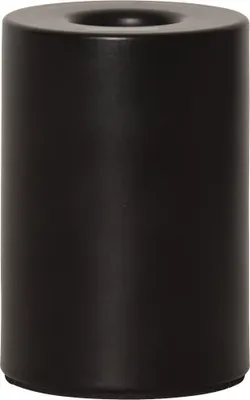 Produktbild von E14 Lampenfuß Tiny Metall schwarz matt H 10cm