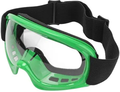 Image de Lunettes de protection pour enfants avec protection UV - Anti-vent - Réglables - Confortables - Monture flexible - Lunettes de cross