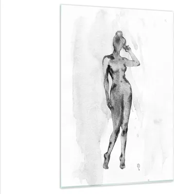 Produktbild von Bilder auf glas - Einteilig - Nacktheit Frau Körper - 80x120cm - Glasbilder - Wandbilder - Bilder - zum Aufhängen bereit - Wanddekoration aus Glas - Glas Bilder - Wandbild auf Glas - GPA80x120-5075