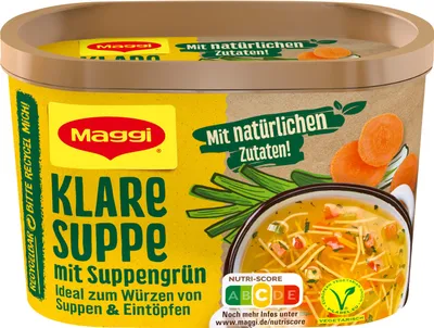 Image de Maggi clear soup with soup greens (16 litres)