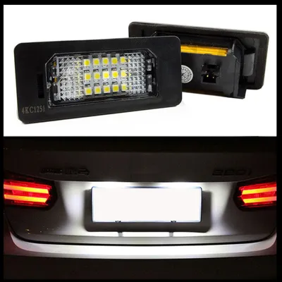 Produktbild von Für Audi A1 A4 B8 8K A5 8T A6 4G C7 A7 TT Q5 LED PREMIUM Kennzeichenbeleuchtung