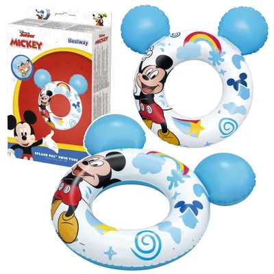 Imagen del producto de Bestway® Flotador para piscina, Mickey Mouse, 74 x 76 cm