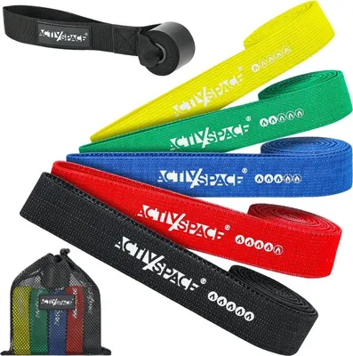 Produktbild von 5er Set Stoffbänder für CrossFit Klimmzüge - Powerband
