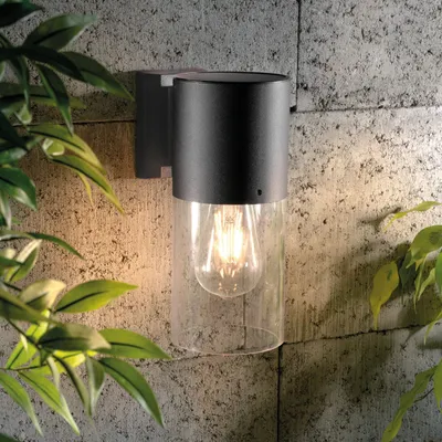 Produktbild von esotec Solar Wandleuchte für außen VIOLA LED-Solarleuchte 2-Lichtstufen 102707