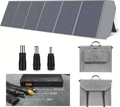 Zdjęcie produktu dla Panel słoneczny, przenośna konstrukcja, energooszczędny, SPC 200W