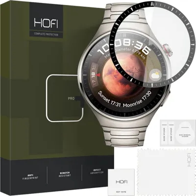Obrázek produktu pro Hofi Hybrid Pro+ Hybridní Sklo Huawei Watch 4 Pro (48 Mm) Černé