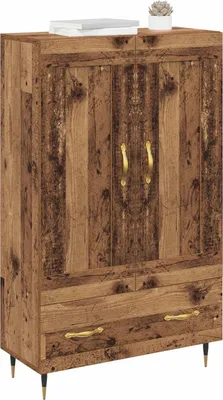 Obrázek produktu pro vidaXL Highboard old wood 69,5 x 31 x 115 cm materiál na bázi dřeva