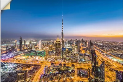 Produktbild von ARTland Wandbild, selbstklebend Dubai IV Größe: 90x60 cm