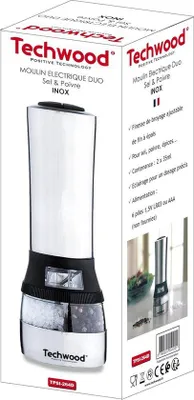 Produktbild von Edelstahl Pfeffermühle mit verstellbarer Mahlgrade