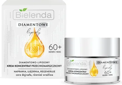Zdjęcie produktu dla Bielenda Diamentowe Lipidy 60+ Krem-Koncentrat do twarzy na dzień i na noc 50 ml