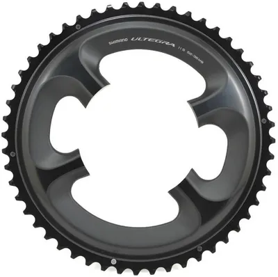 Produktbild von SHIMANO Kettenblatt ULTEGRA FC-6800 52 Zähne Grau - präziser Antrieb für spor....