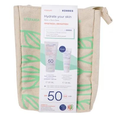 Produktbild von Korres Yoghurt Hydrate Your Skin Sonnenschutzcreme für Gesicht Augen,LSF 50 50ml