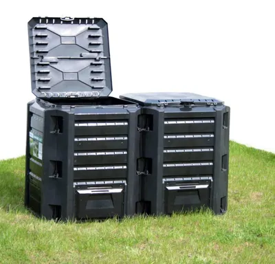 Produktbild von Kompostbehälter - Kompostbehälter - Komposttonne - Gartenkomposter - Kompostcontainer - Fassungsvermögen: 800 Liter