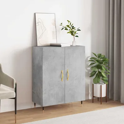 Produktbild von vidaXL Sideboard Betongrau 69,5x34x90 cm Holzwerkstoff