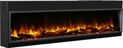 Zdjęcie produktu dla Kominek elektryczny do zabudowy BALDERIA Amazona 80" – moc grzewcza do 2000 W, czarny