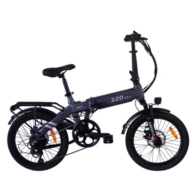 Obrázek produktu pro Elektrokolo PVY Z20 PRO EVO – Motor 250W Baterie 36V14.5AH 20 Palcové Pneumatiky Mechanické Kotoučové Brzdy - Šedé