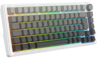 Obrázek produktu pro Mechanická herní klávesnice THE G-LAB KEYZ ELITE 300 - Formát TKL (75%) - Lineární spínače - RGB podsvícení - Bezdrátové připojení (tři režimy)